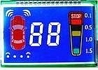 Car reversing radar LCD screen